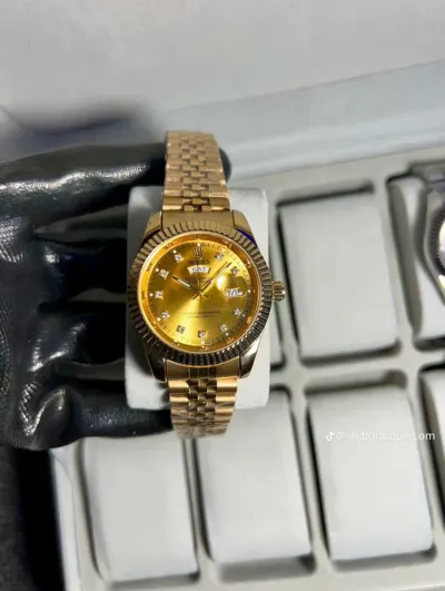 Montre Datejust or jaune